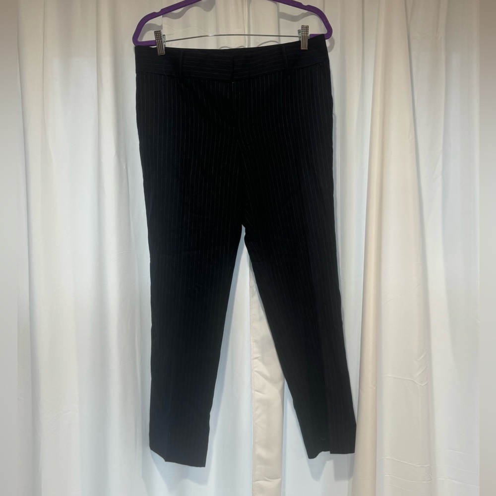 Ann Taylor Women’s Black Pinstripe Pants